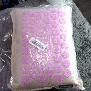 Acupressure Pillow with Pink Spikes